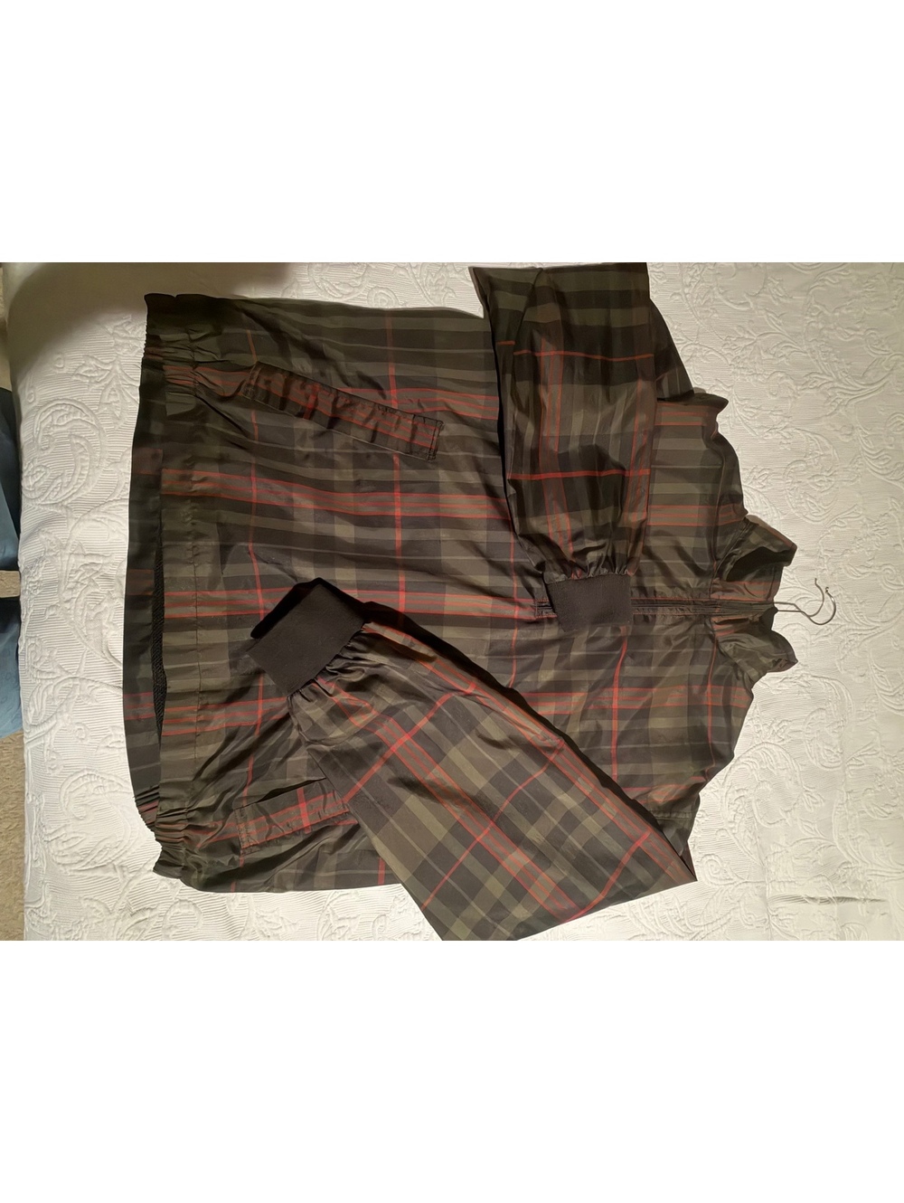 Daniel Cremieux Men's Large Plaid Jacket with Ribbed Cuffs